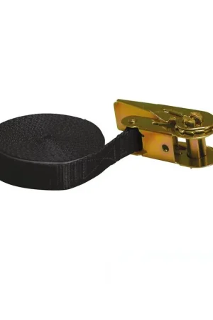 Sangle à cliquet noir Mondelin 25mm/5M Prix Promo