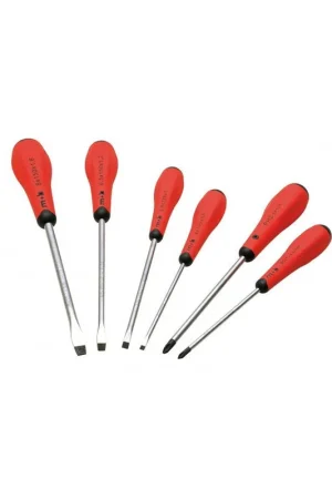 Jeu de 6 tournevis Redgrip fente + phillips MOB Usine Directe