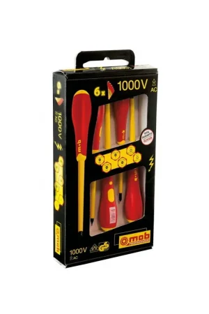 Prix Promo Jeu de 6 tournevis isolés 1000V fente + phillips MOB
