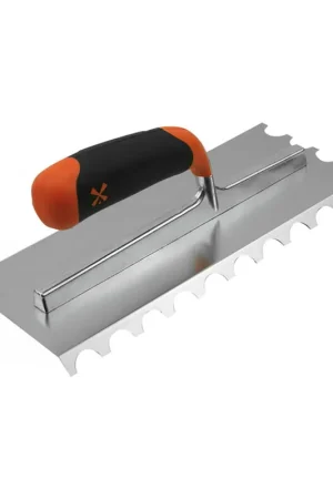 Platoir denté 1/2 rond bi-mat lame 45° - Mondelin Livraison Express