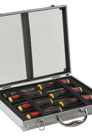 Mallette aluminium 6 ciseaux tri-matière - Mob Prix Réduit