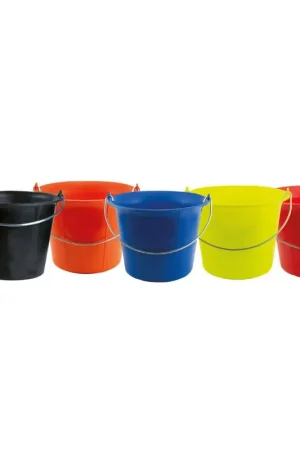 Lot de 5 Seaux Plastique 11L Couleurs Vives - Mondelin Nouvel Arrivage