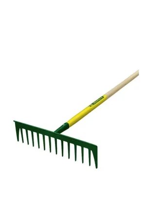 Achetez Aujourd'hui Râteau dents droites- Gamme duopro - 14 dents- manche bois 150 cm certifié PEFC 100% - Leborgne