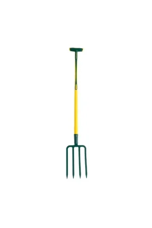 Fourche à bêcher 4 dents triangulaires 11mm (30 cm) - manche béquille Novagrip (1m) - Leborgne Nouveauté