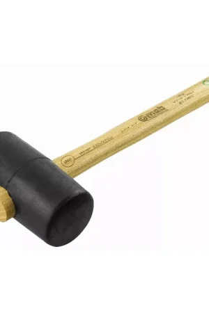 Maillet caoutchouc 60 mm, manche frêne certifié PEFC Commande En Gros