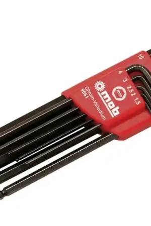 Achetez Aujourd'hui Etui de 9 clés mâles longues sphériques - crv -MOB