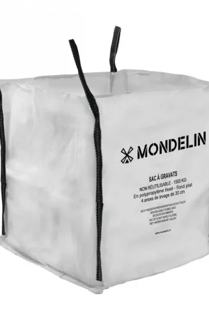 Sac à gravats non réutilisable, fond plat - Mondelin Seulement Aujourd'hui