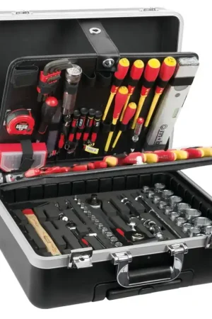 Valise trolley abs electricite 128 pièces - MOB Offre Limitée