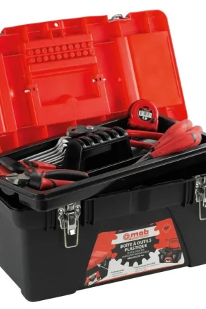 Promotion Saisonnière Boîte à outils plastique garnie 25 pièces - MOB