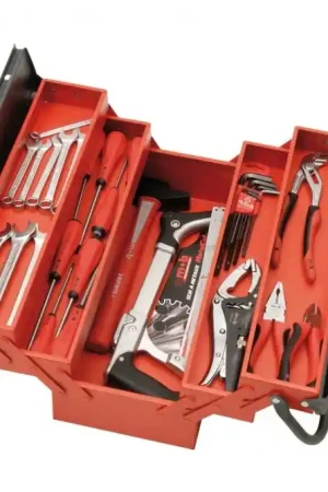 Vente Directe Boîte a outils 5 cases 450mm garnie 40 pièces - MOB