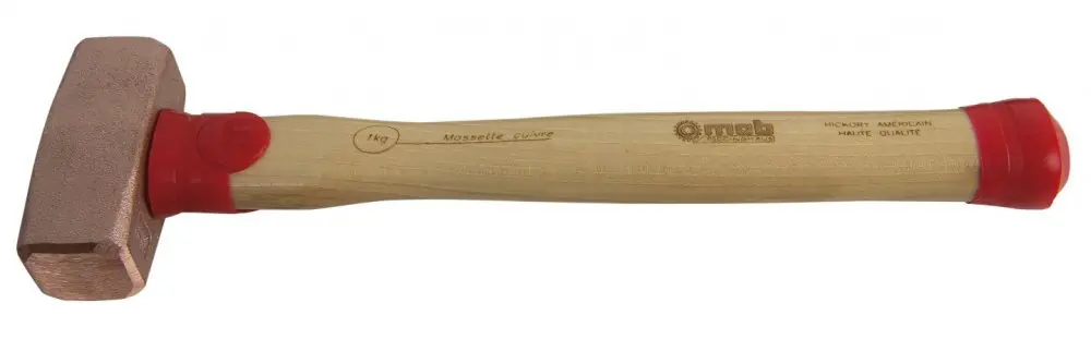 Massette cuivre manche hickory - MOB Meilleur Prix