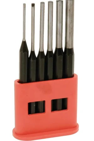 Stand de 6 chasse-goupilles en acier chrome vanadium - MOB Nouvelle Collection