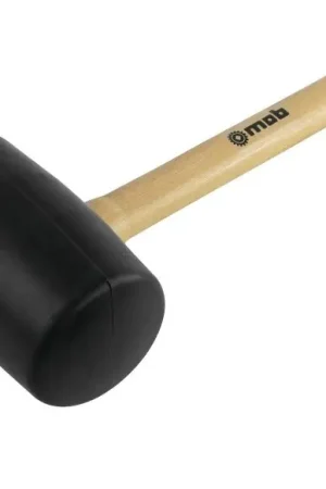 Achat Immédiat Maillet TP caoutchouc dur – Tête bombée 90 Shore et manche frêne PEFC - MOB