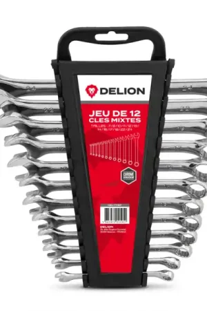 Nouveauté JEU 12 CLES MIXTES DELION Ø7-24