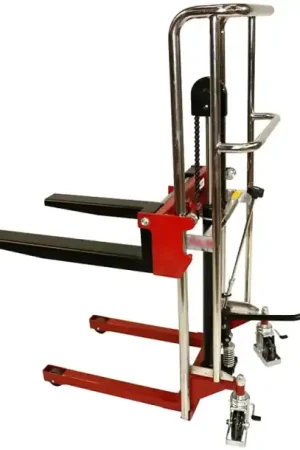 Expédition Rapide MINI GERBEUR HYDRAULIQUE 400KG HT LEVEE 850MM