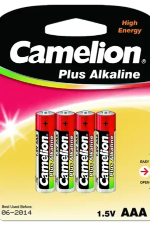 ETUI 4 PILES STANDARD LR03 1.5V Seulement Aujourd'hui