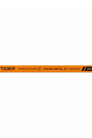 Vente Directe ETUI 10 LAMES SCIE METAUX HSS BIMETAL 300MM 24T 10DTS TIGER