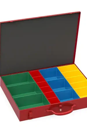 BOITE DE RANGEMENT MODULO 18 CASIERS COMPRENANT: Achat Immédiat