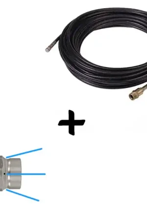 FLEXIBLE DEBOUCHEUR + BUSE HTE PRESSION 20M COMPRENANT : Seulement Aujourd'hui