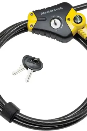 CABLE PYTHON AVEC CADENAS INTERGREE Ø10X1.80M MASTER LOCK Offre Du Jour
