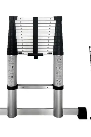 ECHELLE TELESCOPIQUE ALU HIGHSTEP + STABILISATEUR 3.80M Usine Directe