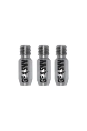 Prix Choc JEU 3 DOUILLES TERMINALES FILET. RTG6 Ø4.5MM