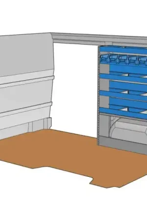 Usine Directe KIT AMENAGEMENT SPRINTER/BOXER /MASTER L1H1 ACIER/ALU KF81