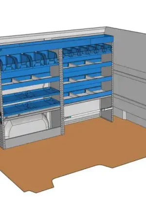 Réduction KIT AMENAGEMENT SPRINTER/BOXER /MASTER L1H1 ACIER/ALU KF82