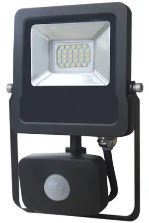 PROJECTEUR LED CHANTIER PLAT AVEC RADARD 20W 1600 LUMENS Dernier Modèle