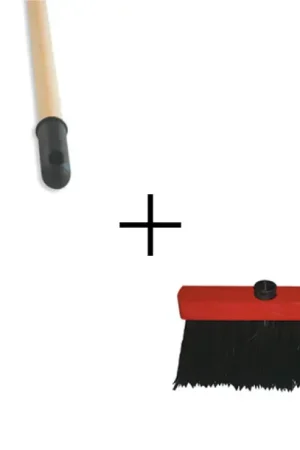 PACK BALAI MICKEY PIASSAVA 260MM + MANCHE A/EMB. VIS Bon Marché