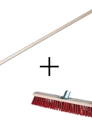 PACK BALAI CANTONNIER PVC 600MM + MANCHE Ø28X1400 Authentique