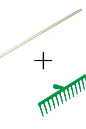 Prix Réduit PACK RATEAU 14 DENTS + MANCHE BOIS DUR Ø28X1500MM