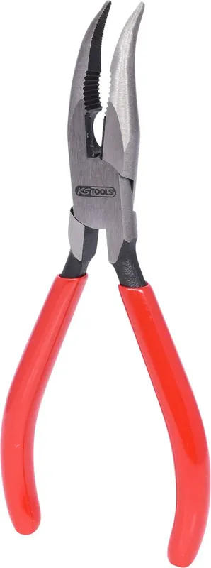 KS TOOLS Pince à bec demi-rond 45° dentelée 165mm ( 115.1318 ) Paiement Sécurisé
