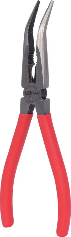 KS TOOLS Pince à bec demi-rond 45° dentelée 200mm ( 115.1319 ) Usine Directe