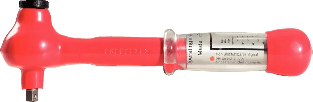 Pas Cher KS TOOLS Mini-clé dynamométrique 3/8' avec revêtement isolant et cliquet réversible, 5-25 Nm ( 117.1184 )