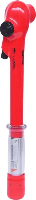 KS TOOLS Clé dynamométrique 3/8' avec revêtement isolant et cliquet réversible, 5-50 Nm ( 117.3810 ) Authentique