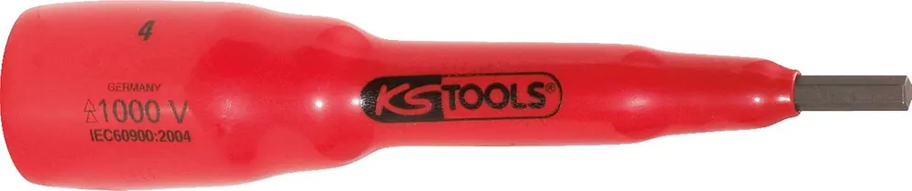 Expédié Aujourd'hui KS TOOLS Douille tournevis 3/8' avec revêtement isolant pour vis à six pans creux, 8 mm, longueur 116 mm ( 117.3870 )