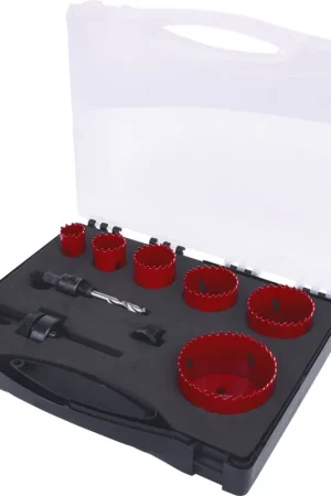 KS TOOLS Coffret de scies cloches électricien, 8 pcs ( 129.5570 ) Livraison Express