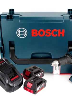 Bosch GSR 18 V-EC TE Visseuse plaquiste sans fil 18V 1/4" + Coffret de transport L-Boxx + 2x Batteries 5,0 Ah + Chargeur Super Prix