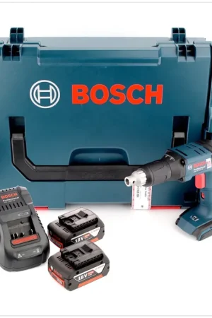 Expédié Aujourd'hui Bosch GSR 18 V-EC TE Professional brushless Visseuse Plaquiste sans fil avec boîtier L-Boxx + 2x Batteries GBA 5,0 Ah + Chargeur GAL 1880 + Chargeur de vis Bosch MA 55