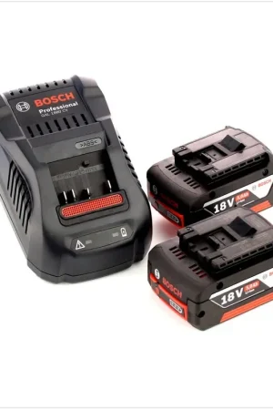 Kit de démarrage 18 V Bosch avec 2x GBA 18 V 5,0 Ah batterie Li-Ion + chargeur rapide GAL 1880 Expédition Rapide