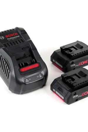 Bosch Starter Set 18V, 2x Batteries ProCORE 4,0Ah + Chargeur GAL 1880 CV ( 1600A016GF ) Offre Limitée