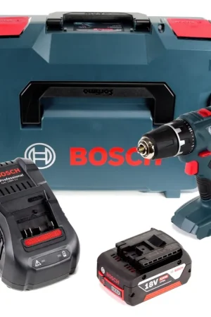 Vente Flash Bosch Professional GSR 18V-21 Perceuse-visseuse sans fil 18V 55Nm + 1x batterie 5,0Ah + chargeur + L-Boxx