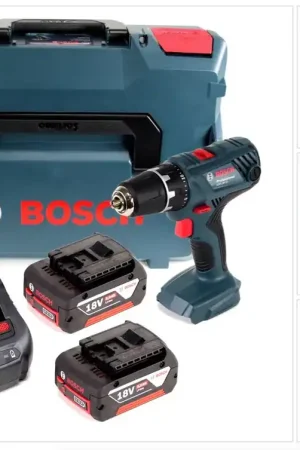Bosch Professional GSR 18V-21 Perceuse-visseuse sans fil 18V 55Nm + 2x batterie 5,0Ah + chargeur + L-Boxx Soldes