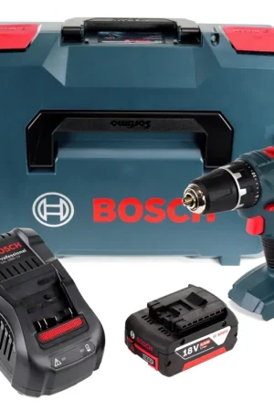 Bosch GSR 18V-21 Professional Perceuse-visseuse sans fil 18V 55Nm + 1x Batterie 6,0Ah + Chargeur + L-Boxx Commander Vite