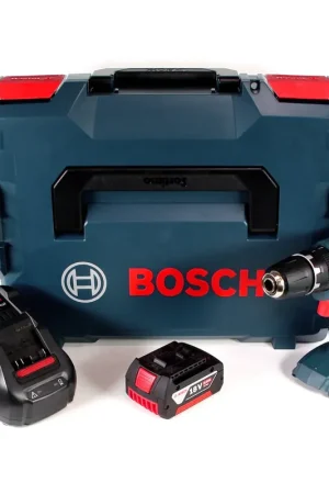 Solde Bosch Professional GSB 18V-21 Perceuses-visseuses à percussion sans fil 18V 55Nm + 1x Batterie 6,0Ah + Chargeur + Coffret
