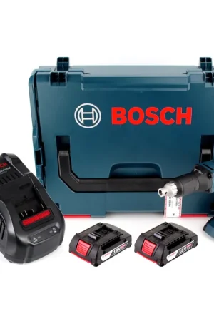 Bosch GSR 18 V-EC TE Visseuse plaquiste sans-fil 18V 25Nm Brushless + 2x Batteries 2,0Ah + Chargeur + Coffret de transport L-Boxx Commander Vite