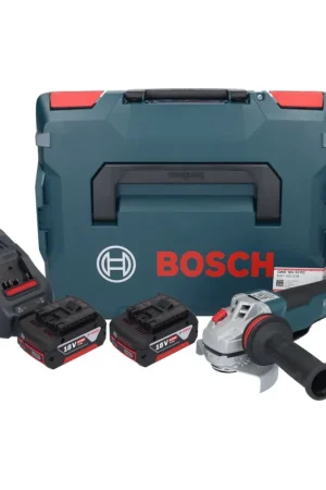 Vente Directe Bosch GWS 18V-10 PC Professional Meuleuse angulaire sans fil 18 V 125 mm ( 06019G3E0D ) Brushless + 2x batterie 5,0 Ah + chargeur + L-Boxx