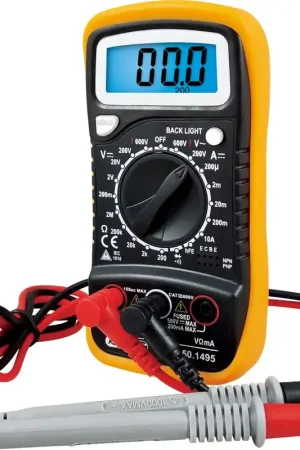 KS TOOLS Multimètre digital, livré avec des pointes d'essai ( 150.1495 ) Promotion