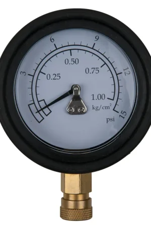 Vente Directe KS TOOLS Manomètre Ø 75,0 mm, 0 - 1 bar avec raccord rapide 1/4' ( 150.2327 )